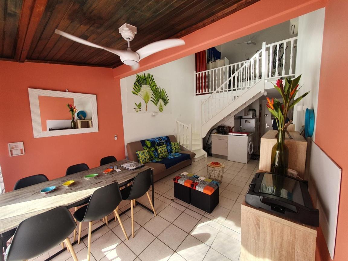 Appartement Ker-Eol Residence Canouan Sainte-Anne Avec Piscine Bagian luar foto